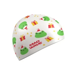 Mad Wave Gorro de natación Happy New Year