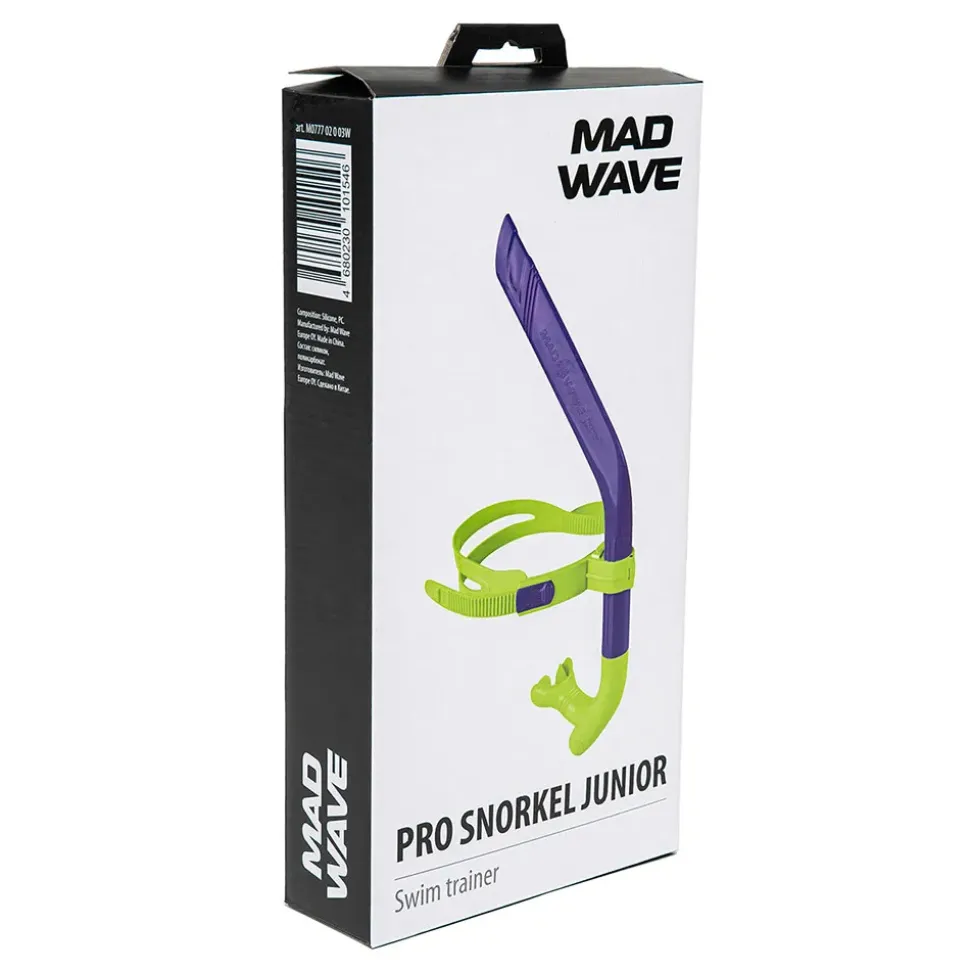 Mad Wave Snorkel frontal junior Pro