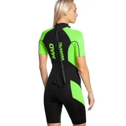 Mad Wave Traje de neopreno de manga corta para mujer OPNWTR Hydrostar DSSS STY