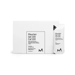 Maurten Caja de geles energéticos Gel 100 Caf 100 Sabor Neutro 40g 12 unidades