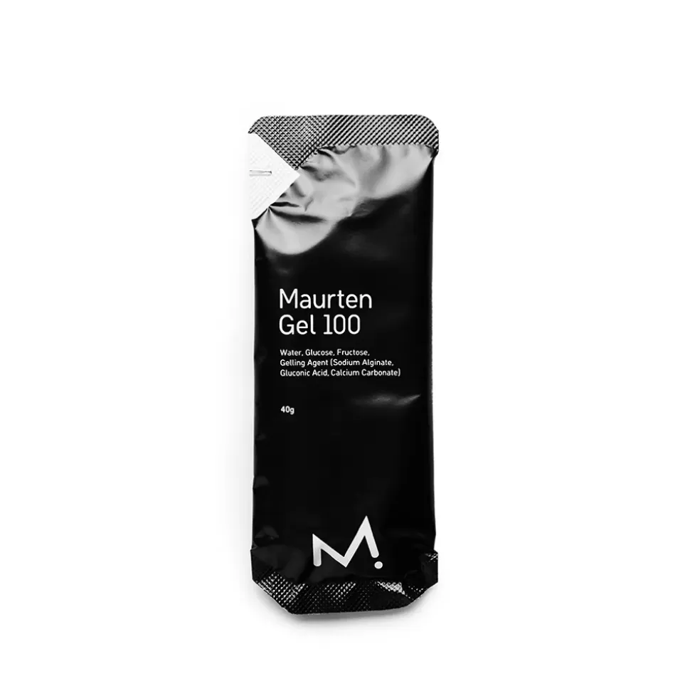 Maurten Caja de geles energéticos Gel 100 Sabor Neutro 40g 12 unidades