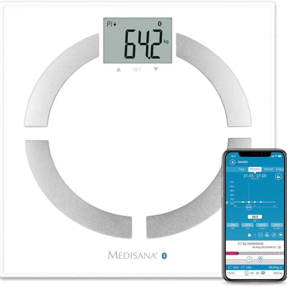 Medisana Báscula BS 444 Max 180kg