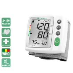 Medisana Monitor de presión arterial de muñeca Bw 315 Blanco 51072