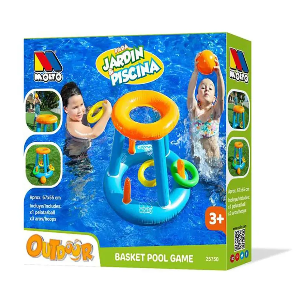 Molto Canasta de baloncesto inflable para piscina