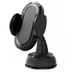 Muvit Soporte Móvil para Coche con Cargador Inalámbrico Qi 5W/7.5W para Salpicadero/Parabrisas/Rejilla de Ventilación 2A 10W