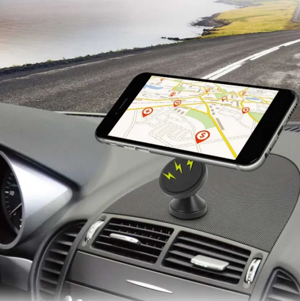 Muvit Soporte Rotary Magnetic Dashboard Universal Car