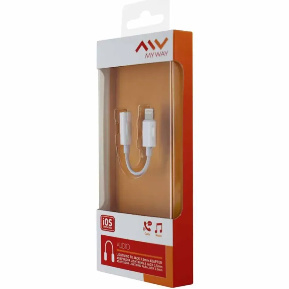MyWay Adaptador Lightning To 3.5 mm