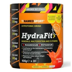 Named Sport Bebida isotónica en polvo HydraFit Naranja Roja 400g