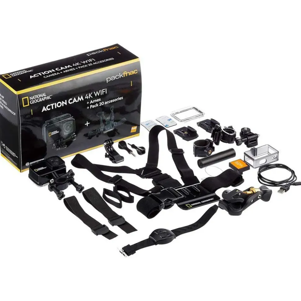 National Geographic Cámara deportiva Explorer 4 Pack