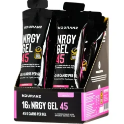 Nduranz Caja de geles energéticos Nrgy 45 Tropical 75g 16 unidades