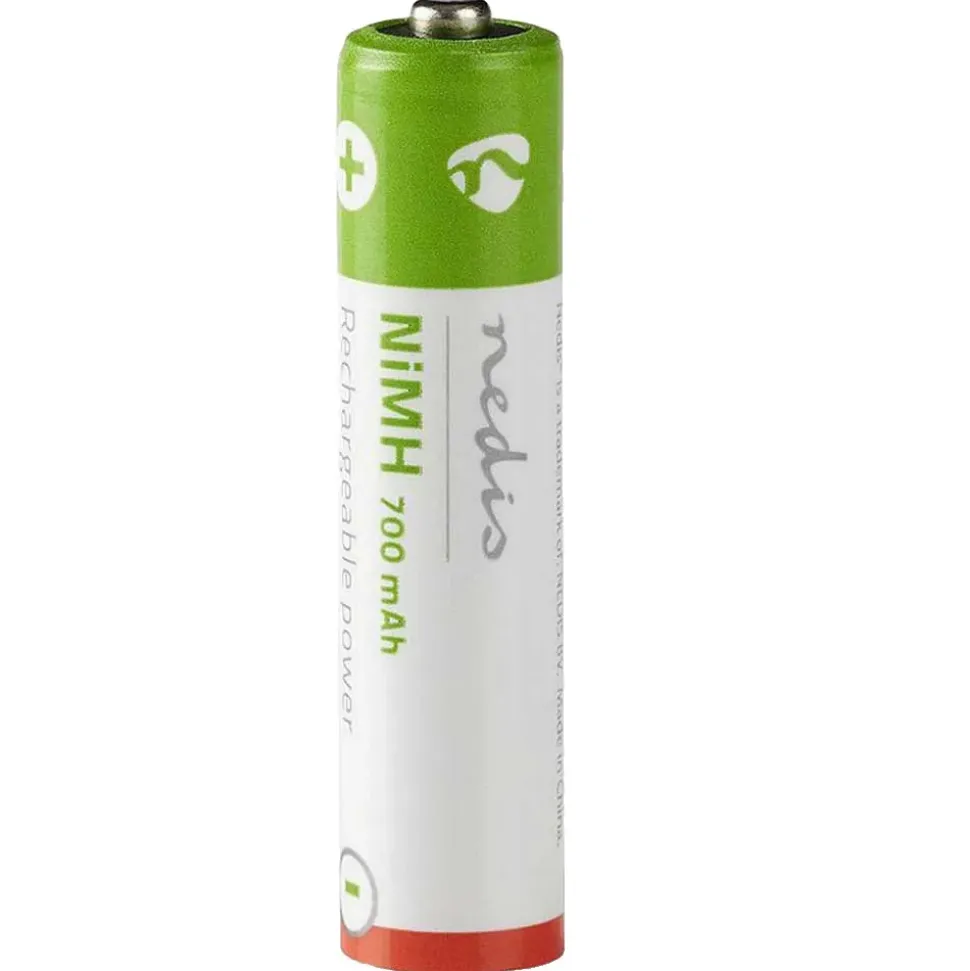 Nedis Pila recargable Ni-MH AAA 700mAh 1.2V 4 unidades