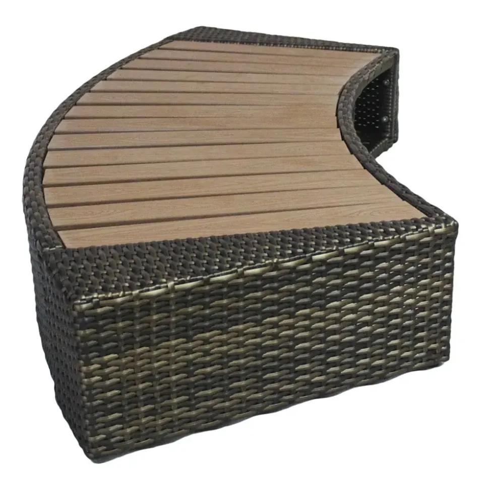 Netspa Bañera hinchable con paneles externos Caliente Vita Premium 168x70 cm + Furniture 5 Pieces