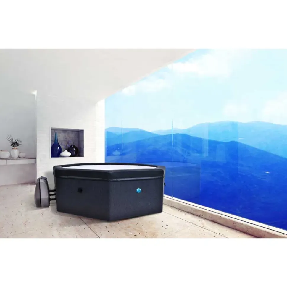 Netspa Bañera inflable con paneles externos Caliente Octopus 193x73 cm