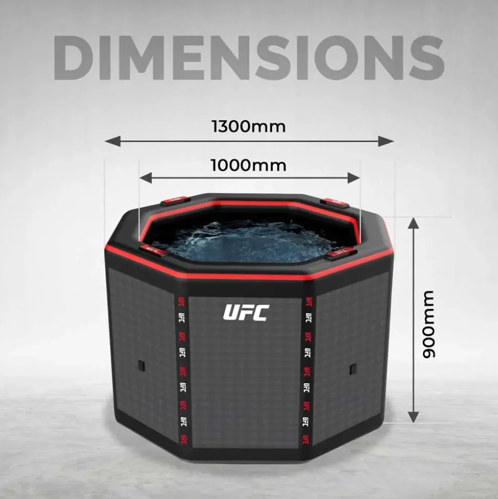 Netspa Baño de hielo + escalera UFC Octogone Kit Chiller 3-40°C 5kW