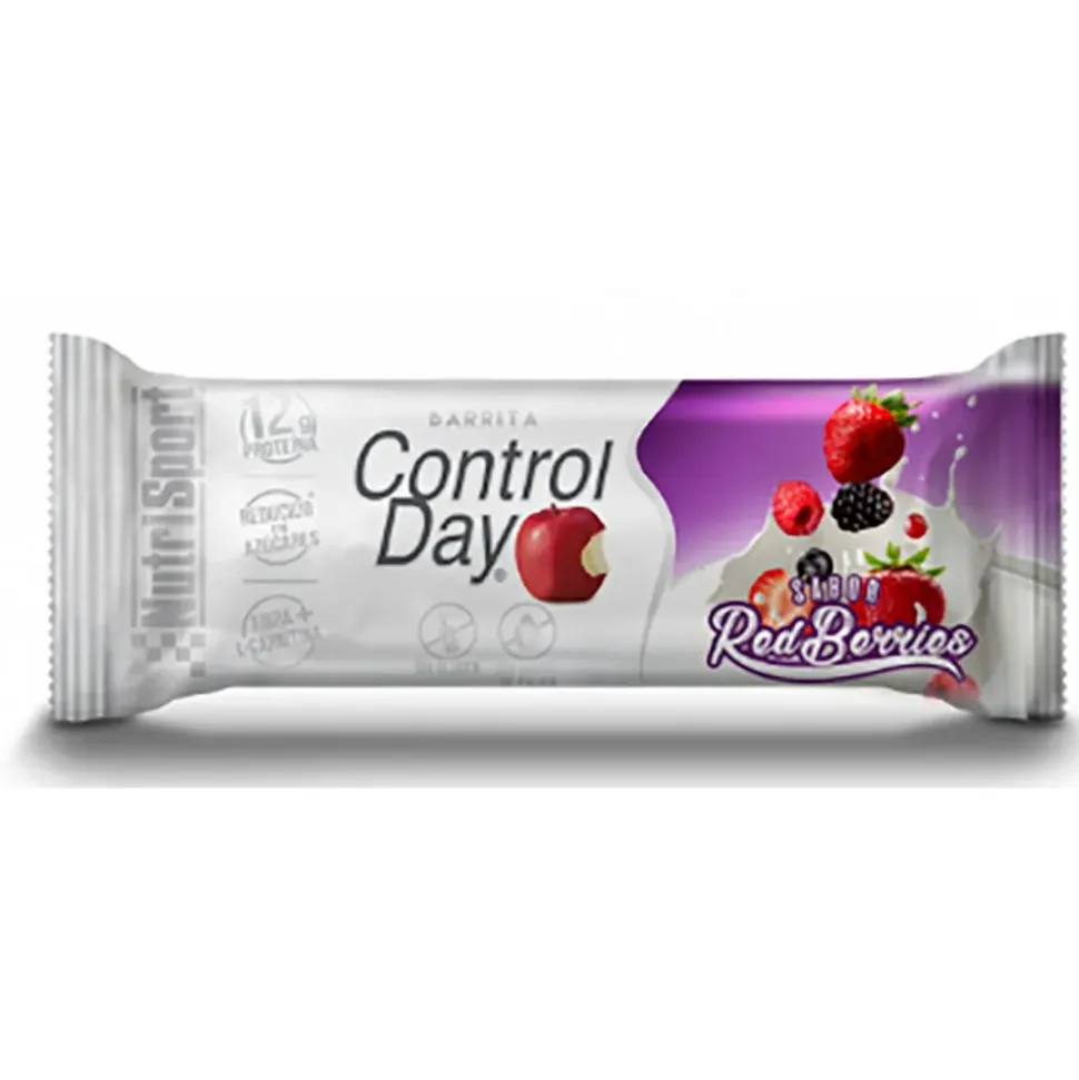 Nutrisport Barrita de proteínas Control Day Bayas Rojas 42g
