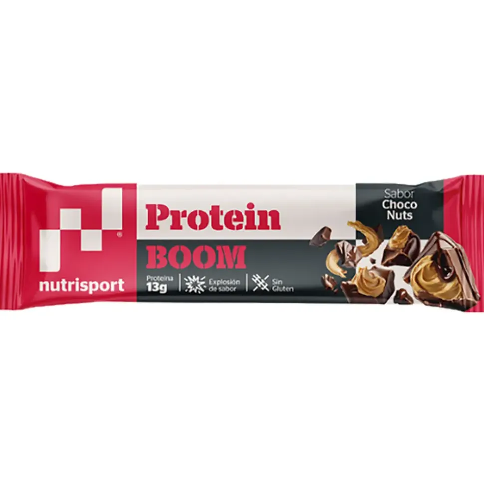 Nutrisport Barrita de proteínas Boom Chocolate&Cacahuete 49g