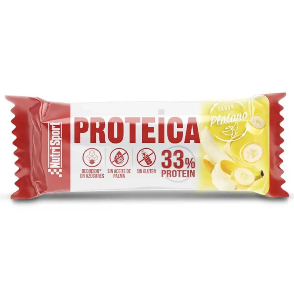 Nutrisport Barrita 33 % de proteína Plátano 44g
