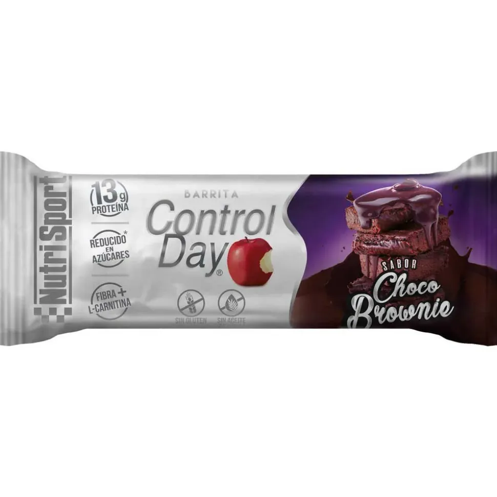 Nutrisport Barrita de proteínas Control Day Brownie de chocolate 44g