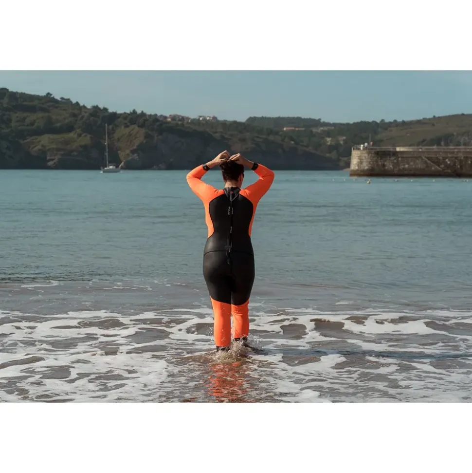 Orca Traje de neopreno de manga larga para mujer Vitalis Hi-Vis