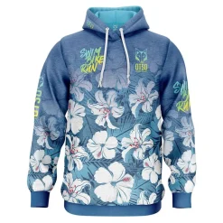 Otso Sudadera con capucha Swim Bike Run Flower