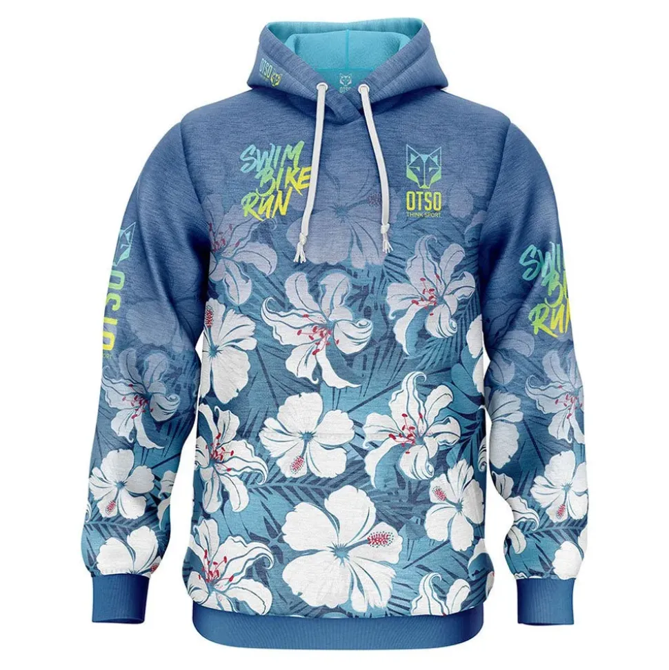 Otso Sudadera con capucha Swim Bike Run Flower