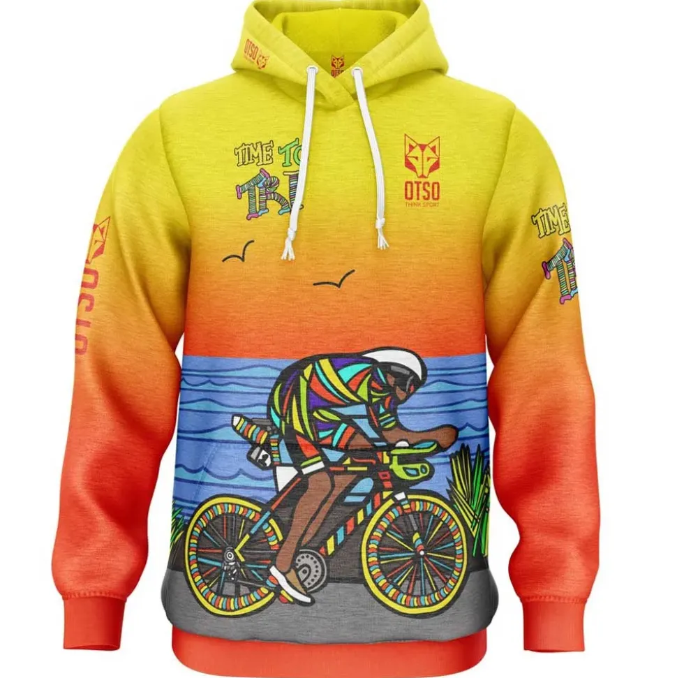 Otso Sudadera con capucha Time to tri Man Bike