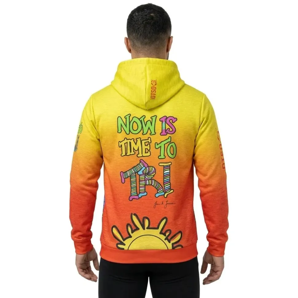 Otso Sudadera con capucha Time to tri Man Bike