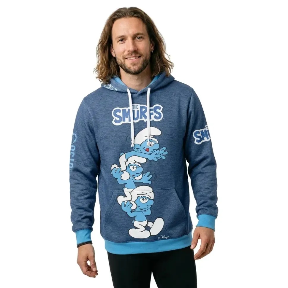Otso Sudadera con capucha tipo torre Pitufos