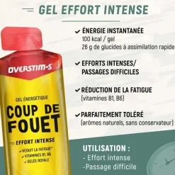 Overstims Gel energético Coup De Fouet Frutos Rojos 34g