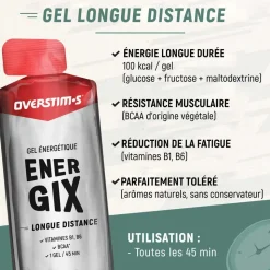 Overstims Gel energético Energix Limón 34g