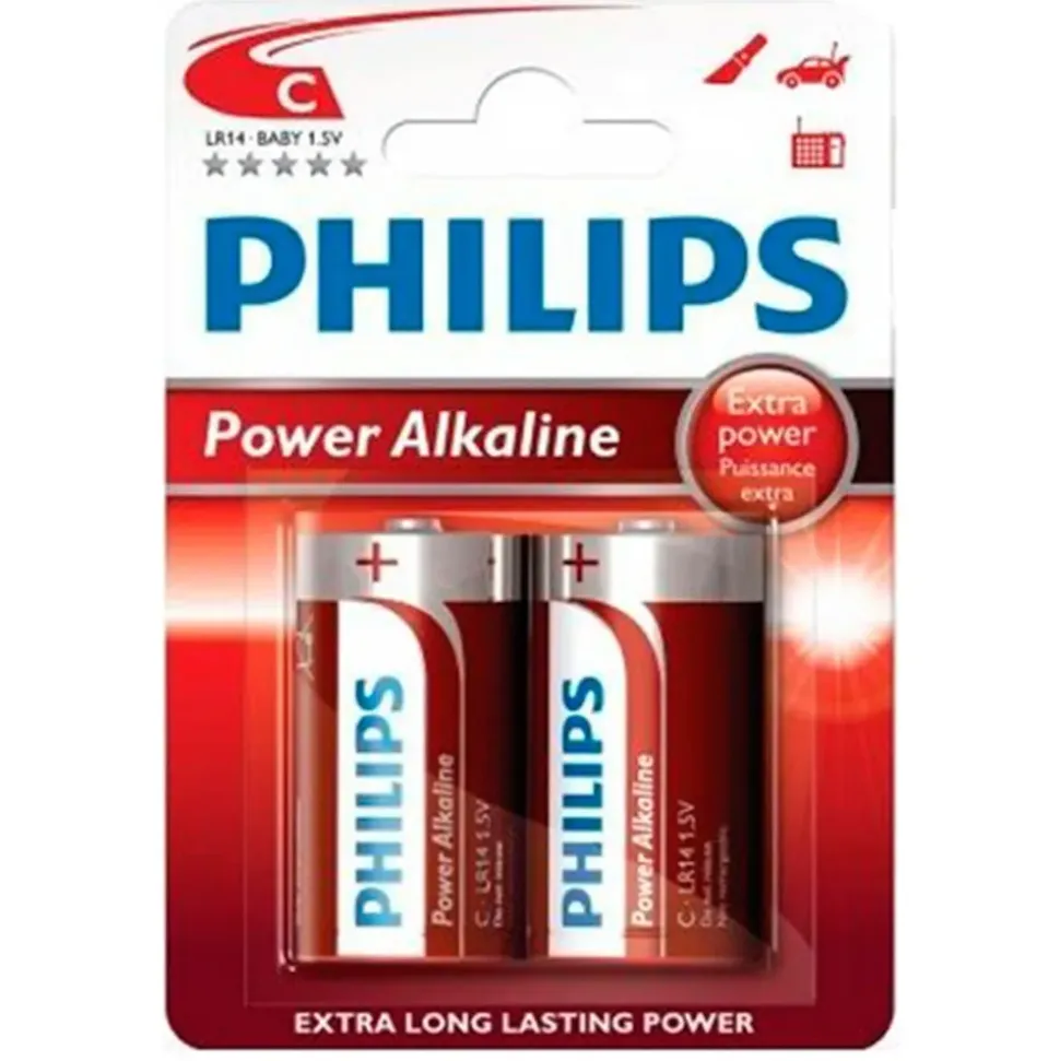 Philips Batería alcalina IR14 C 2 unidades