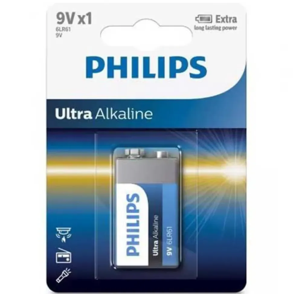 Philips Batería alcalina 6LR61E1B