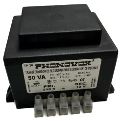 Phonovox Transformador 50va 230/12v 50-60hz ip-00 power strip tp31050