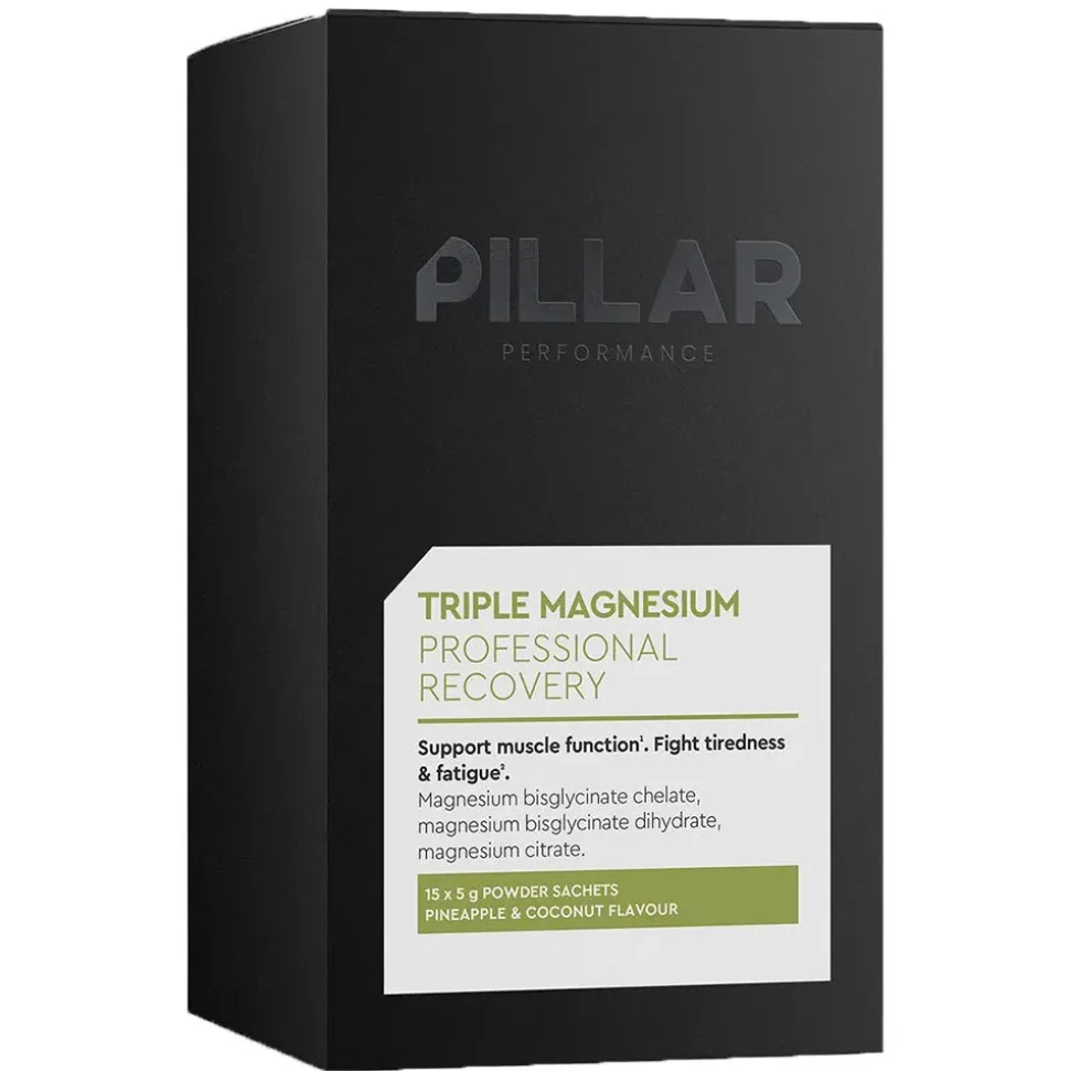 Pillar Performance Monodosis de Recuperación Triple Magnesium Travel Pack professional Piña&Coco 15 unidades