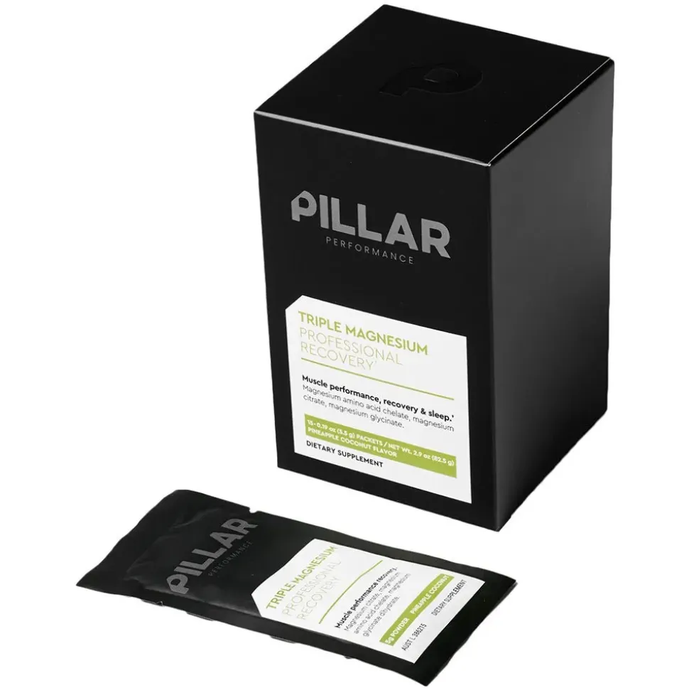 Pillar Performance Monodosis de Recuperación Triple Magnesium Travel Pack professional Piña&Coco 15 unidades