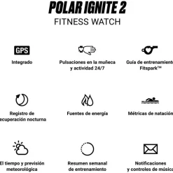 Polar Reloj Ignite 2 Crystal