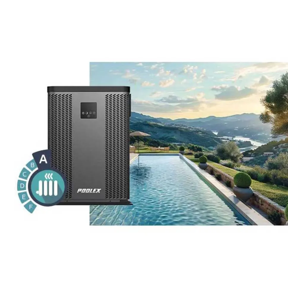 Poolex Bomba de calor inverter Silverline Top 90 40/50m3 8.8kW