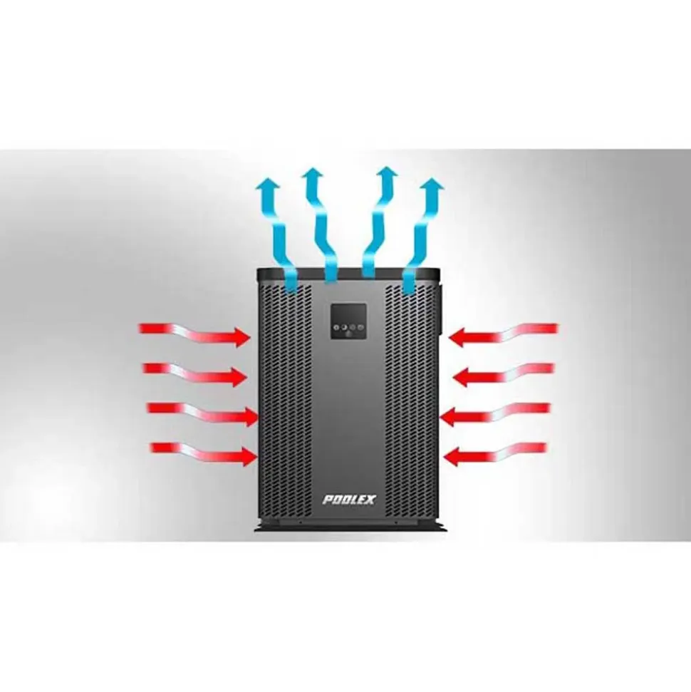 Poolex Bomba de calor inverter Silverline Top 90 40/50m3 8.8kW