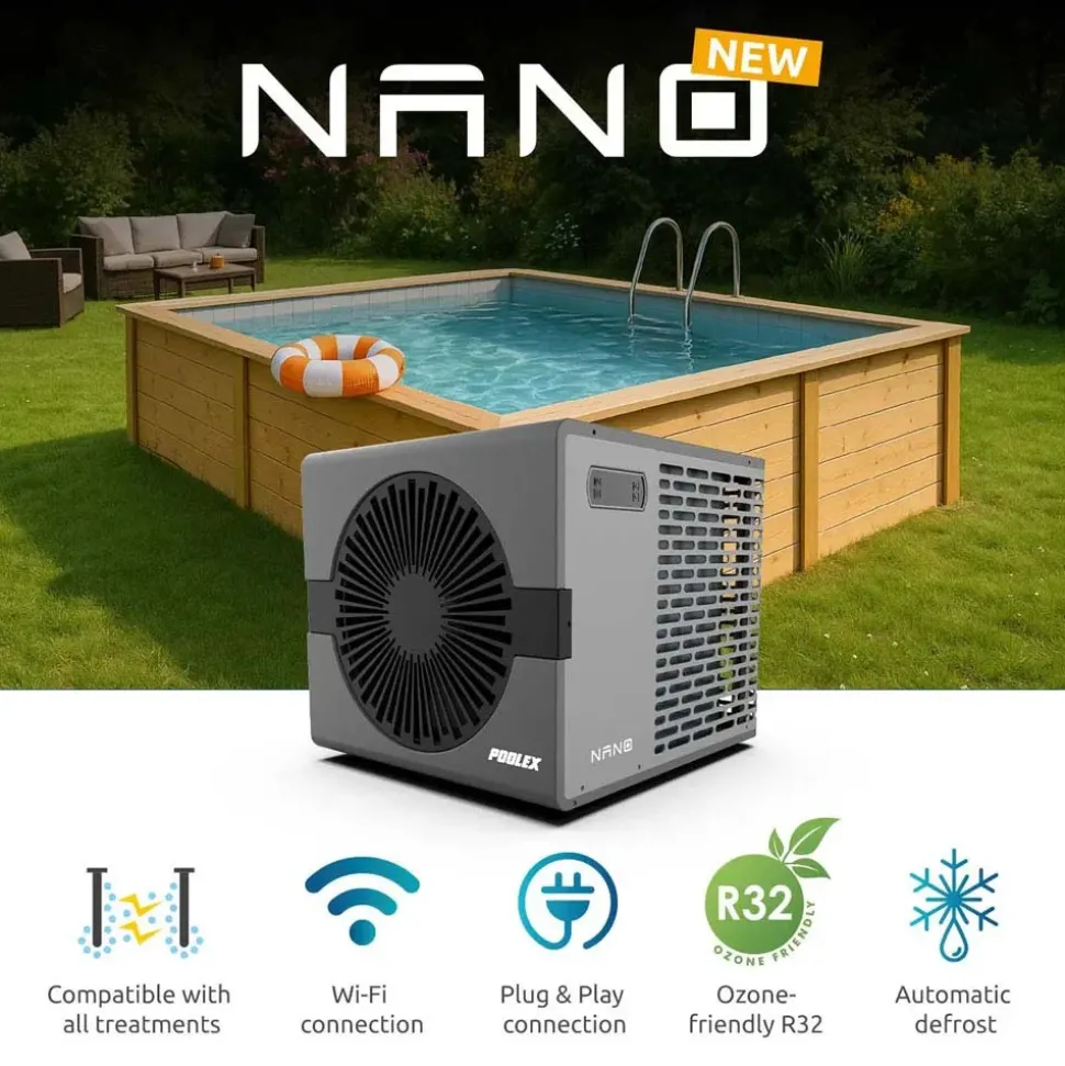 Poolex Bomba de calor Nano 2026 5Kw Reversible