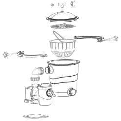 Poolex Equipo de filtración Filter Max Tank Ø250mm Filtration 4.8m3/h 80W up to 30m3