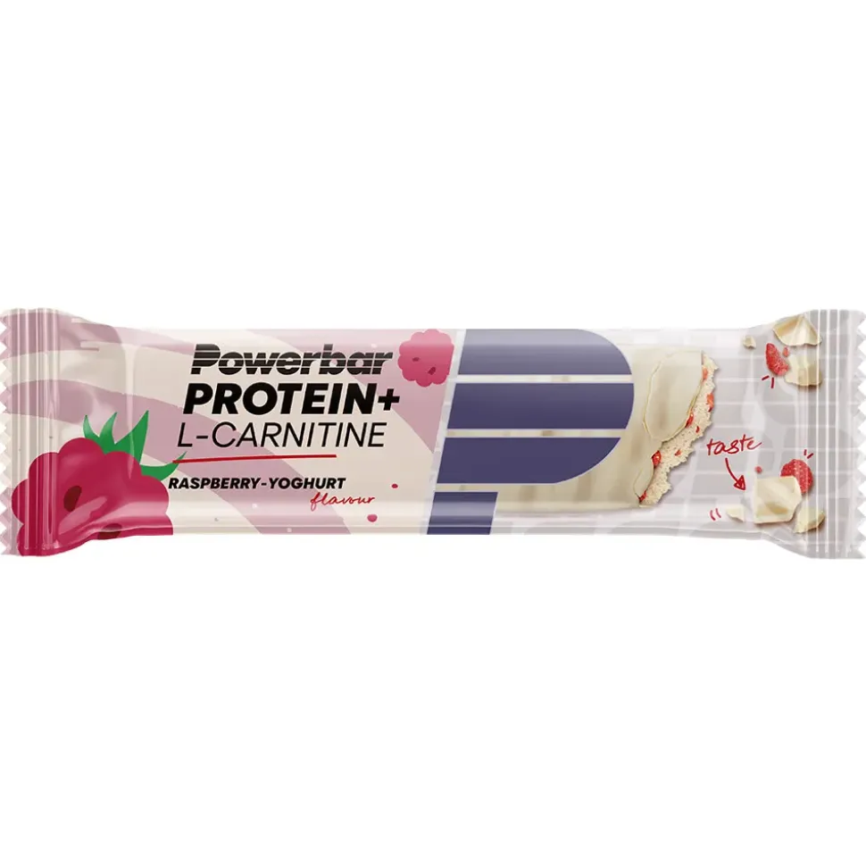 Powerbar Barrita de proteínas Plus L-Carnitine Frambuesa y yogur 35g