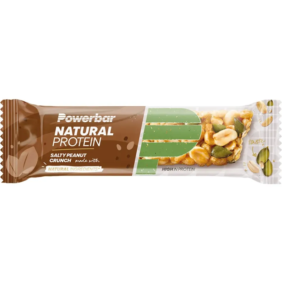 Powerbar Barrita de proteínas Natural Vegan Cacahuete salado 40g