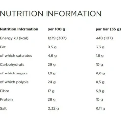 Powerbar Barrita de proteínas Plus Low Sugars Brownie de chocolate 35g