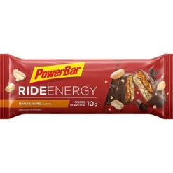 Powerbar Caja de barritas energéticas Ride Cacahuete y caramelo 55g 18 unidades