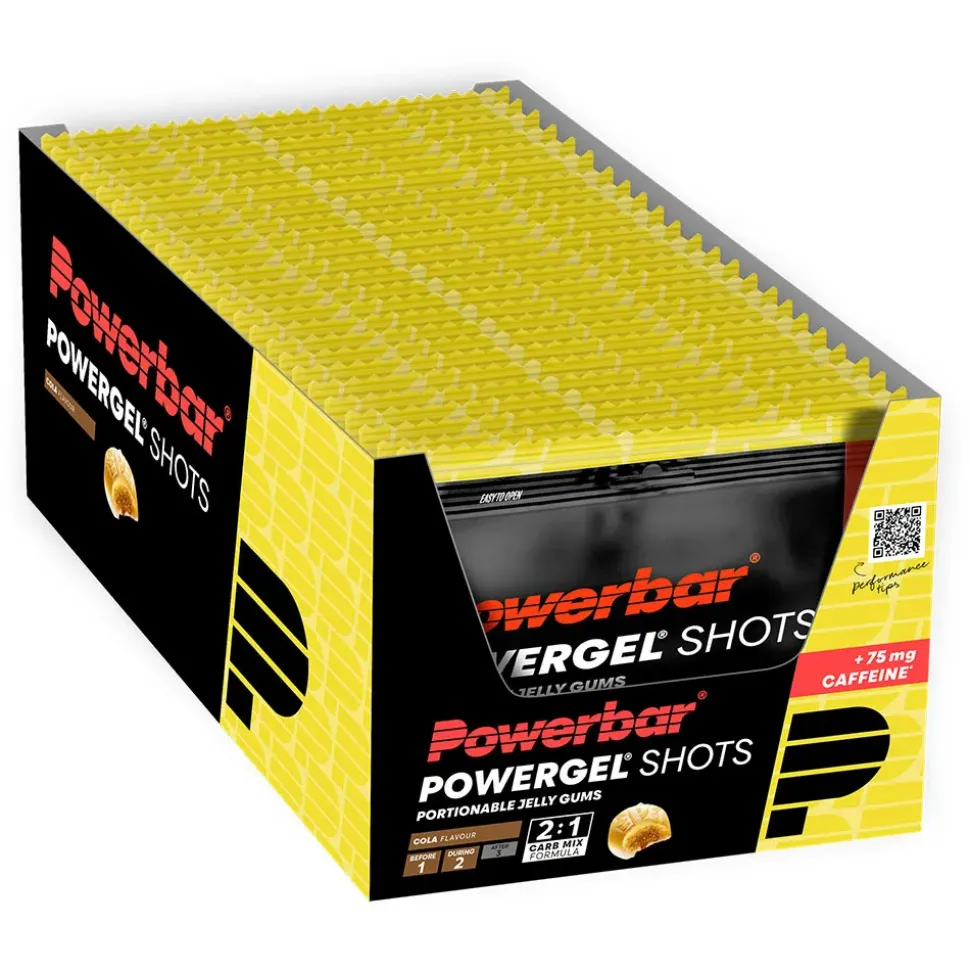 Powerbar Caja de gominolas energéticas Powergel Shot Cola 60g 24 unidades
