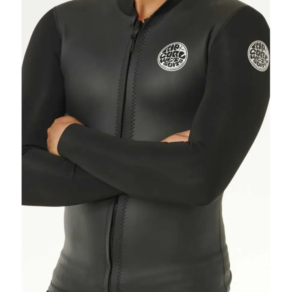 Rip Curl Camiseta térmica de manga larga con cremallera completa Dawn Patrol 1.5 mm ES