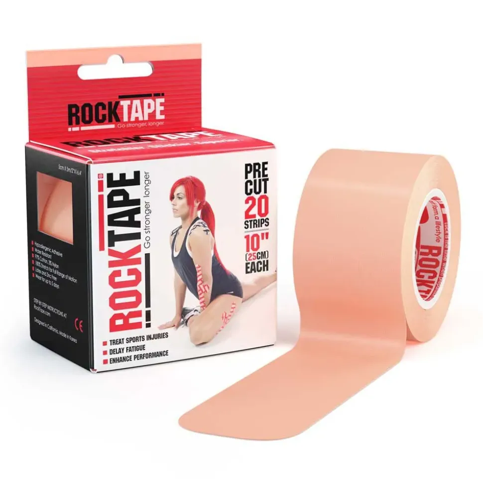 Rock Tape Cinta de kinesiología Standard Intl 5 cmx25 cm Pre-Cut