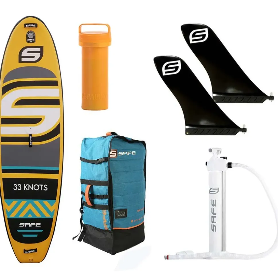 Safe Waterman Set de paddle surf hinchable 33 Knots 10´0´´