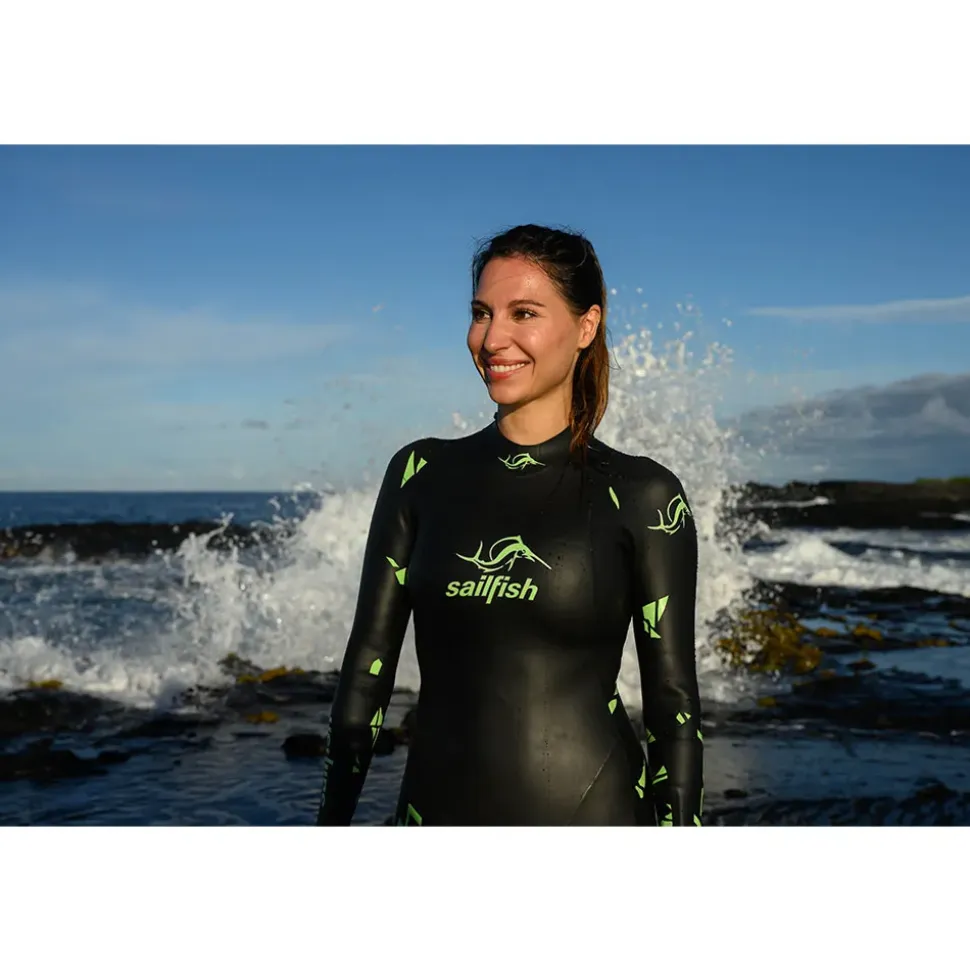 Sailfish Traje de neopreno de manga larga para mujer Flash 1