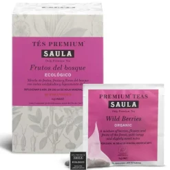 Saula Infusión de frutas del bosque Piramides 20 unidades